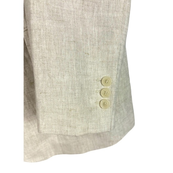 MANGO MNG Women’s Linen Oversized Boyfriend Blazer Office Preppy Academia NWT - Picture 5 of 12